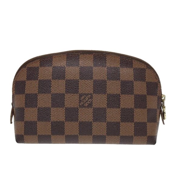 LOUIS VUITTON Damier Ebene Pochette Cosmetic PM Pouch N47516 LV Auth 82976 - Picture 3 of 14